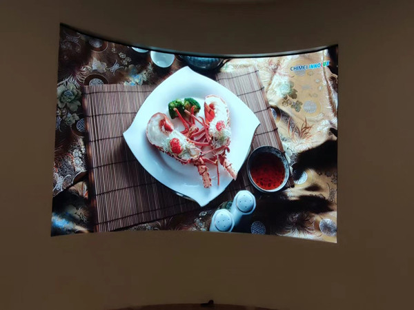 麦积室内P2.5弧形LED屏